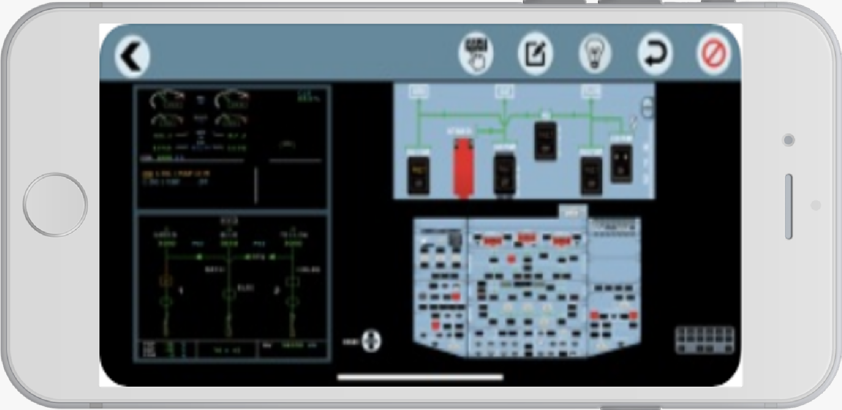 Airbus A320 ecam Pilot trainer